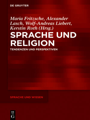 cover image of Sprache und Religion